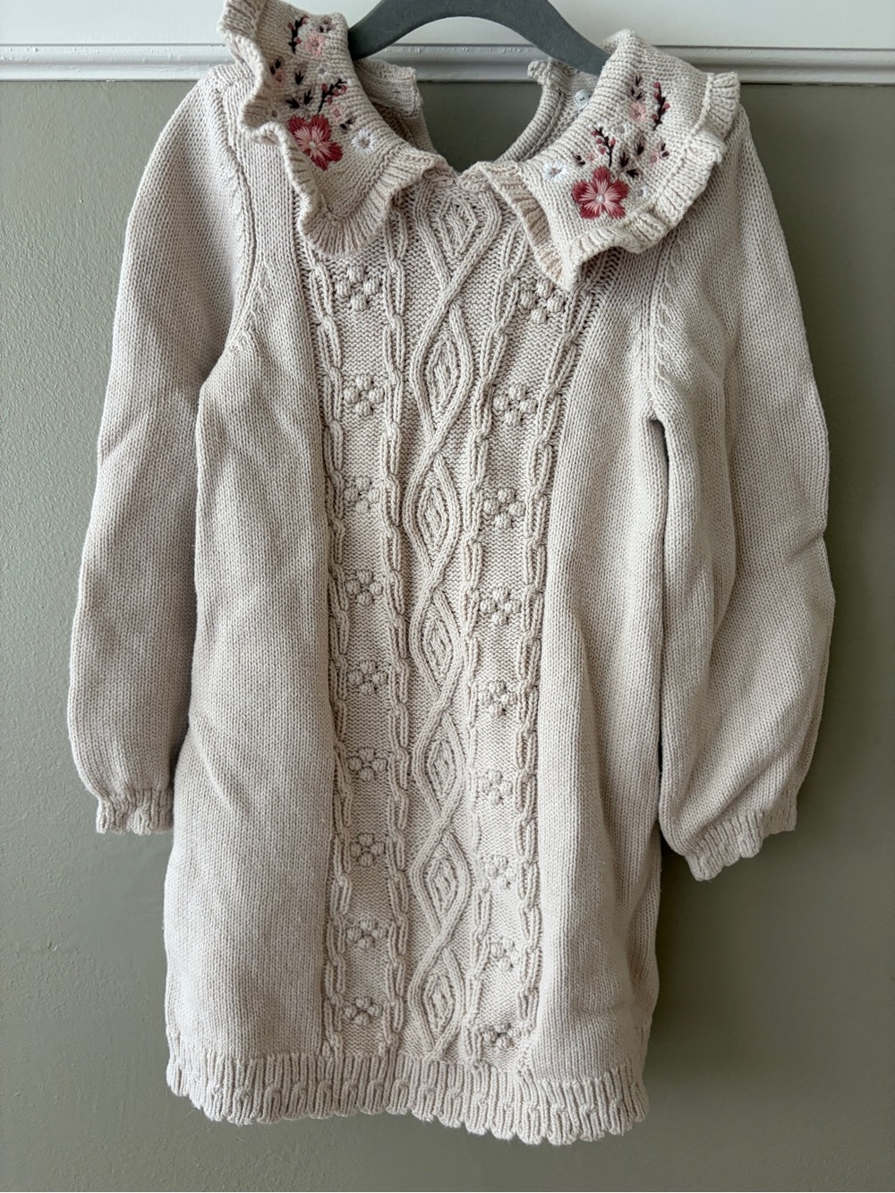 Little girls sweater dress